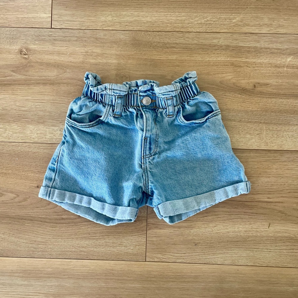Zara Light Blue Denim Shorts